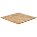 Dessus de table carré Marron clair90x90x1,5cm Bois chêne traité - Photo n°1