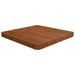 Dessus de table carré Marron foncé 50x50x4cm Bois chêne traité - Photo n°1