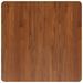 Dessus de table carré Marron foncé 70x70x4cm Bois chêne traité - Photo n°2