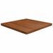 Dessus de table carré Marron foncé 80x80x4cm Bois chêne traité - Photo n°1