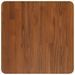 Dessus de table carré Marron foncé50x50x1,5cm Bois chêne traité - Photo n°2