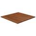 Dessus de table carré Marron foncé60x60x1,5cm Bois chêne traité - Photo n°1