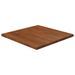 Dessus de table carré Marron foncé60x60x2,5cm Bois chêne traité - Photo n°1