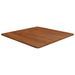 Dessus de table carré Marron foncé70x70x1,5cm Bois chêne traité - Photo n°1