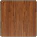 Dessus de table carré Marron foncé70x70x1,5cm Bois chêne traité - Photo n°2