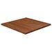 Dessus de table carré Marron foncé70x70x2,5cm Bois chêne traité - Photo n°1