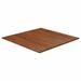 Dessus de table carré Marron foncé80x80x1,5cm Bois chêne traité - Photo n°1