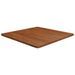 Dessus de table carré Marron foncé80x80x2,5cm Bois chêne traité - Photo n°1