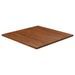 Dessus de table carré Marron foncé90x90x2,5cm Bois chêne traité - Photo n°1