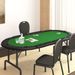 Dessus de table de poker pliable 10 joueurs Vert 208x106x3 cm - Photo n°1