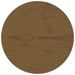 Dessus de table Marron Ø30x2,5 cm Bois de pin massif - Photo n°1