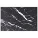 Dessus de table Noir 100x62cm 8mm Verre trempé et design marbre - Photo n°1