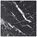 Dessus de table Noir 30x30 cm 6mm Verre trempé et design marbre - Photo n°1
