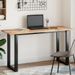 Dessus de table rectangulaire 120x50x2 cm bois massif d'acacia - Photo n°1