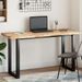 Dessus de table rectangulaire 120x50x4 cm bois massif d'acacia - Photo n°1