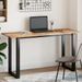 Dessus de table rectangulaire 140x50x2 cm bois massif d'acacia - Photo n°1