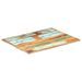 Dessus de table rectangulaire 60x80 cm 15-16 mm Bois récupéré - Photo n°2