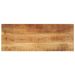 Dessus de table rectangulaire bois massif de manguier brut - Photo n°1