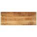 Dessus de table rectangulaire bois massif de manguier brut - Photo n°1