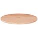 Dessus de table rond Ø30x1,5 cm Bois de chêne massif non traité - Photo n°1