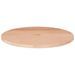 Dessus de table rond Ø30x1,5 cm Bois de chêne massif non traité - Photo n°1