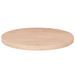 Dessus de table rond Ø30x2,5 cm Bois de chêne massif non traité - Photo n°1
