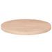 Dessus de table rond Ø30x2,5 cm Bois de chêne massif non traité - Photo n°1