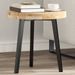Dessus de table rond Ø40x4 cm bois massif d'acacia - Photo n°1
