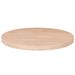 Dessus de table rond Ø50x2,5 cm Bois de chêne massif non traité - Photo n°1