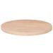 Dessus de table rond Ø50x2,5 cm Bois de chêne massif non traité - Photo n°1