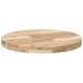 Dessus de table rond Ø50x4 cm bois massif d'acacia - Photo n°7