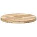 Dessus de table rond Ø60x4 cm bois massif d'acacia - Photo n°5