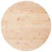 Dessus de table rond Ø70x3 cm bois de pin massif - Photo n°1