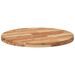 Dessus de table rond Ø70x4 cm bois massif d'acacia - Photo n°5