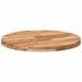 Dessus de table rond Ø70x4 cm bois massif d'acacia - Photo n°7