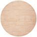 Dessus de table rond Ø80x2,5 cm Bois de chêne massif non traité - Photo n°2