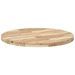 Dessus de table rond Ø80x4 cm bois massif d'acacia - Photo n°7