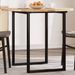 Dessus de table rond Ø90x2 cm bois massif d'acacia - Photo n°1
