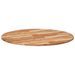 Dessus de table rond Ø90x2 cm bois massif d'acacia - Photo n°5