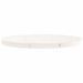 Dessus de table rond blanc Ø60x3 cm bois de pin massif - Photo n°4