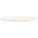 Dessus de table rond blanc Ø70x3 cm bois de pin massif - Photo n°4