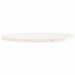 Dessus de table rond blanc Ø90x3 cm bois de pin massif - Photo n°4