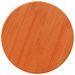 Dessus de table rond cire marron Ø30x2,5 cm bois de pin massif - Photo n°2