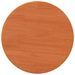 Dessus de table rond cire marron Ø40x2,5 cm bois de pin massif - Photo n°2