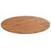 Dessus de table rond Marron clair Ø60x1,5 cm Bois chêne traité - Photo n°1