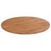 Dessus de table rond Marron clair Ø70x1,5 cm Bois chêne traité - Photo n°1