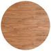 Dessus de table rond Marron clair Ø70x1,5 cm Bois chêne traité - Photo n°2