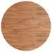 Dessus de table rond Marron clair Ø90x1,5 cm Bois chêne traité - Photo n°2