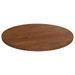 Dessus de table rond Marron foncé Ø40x1,5cm Chêne massif traité - Photo n°1