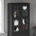 Dessus pour buffet VIKEN noir bois de pin solide - Photo n°2